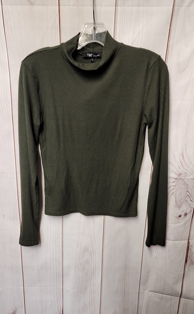 Ymi Women's Size S Green Long Sleeve Top