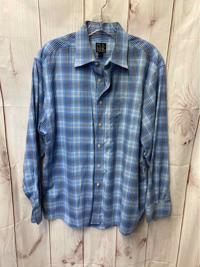 Jos A Bank Men's Size L Blue Shirt