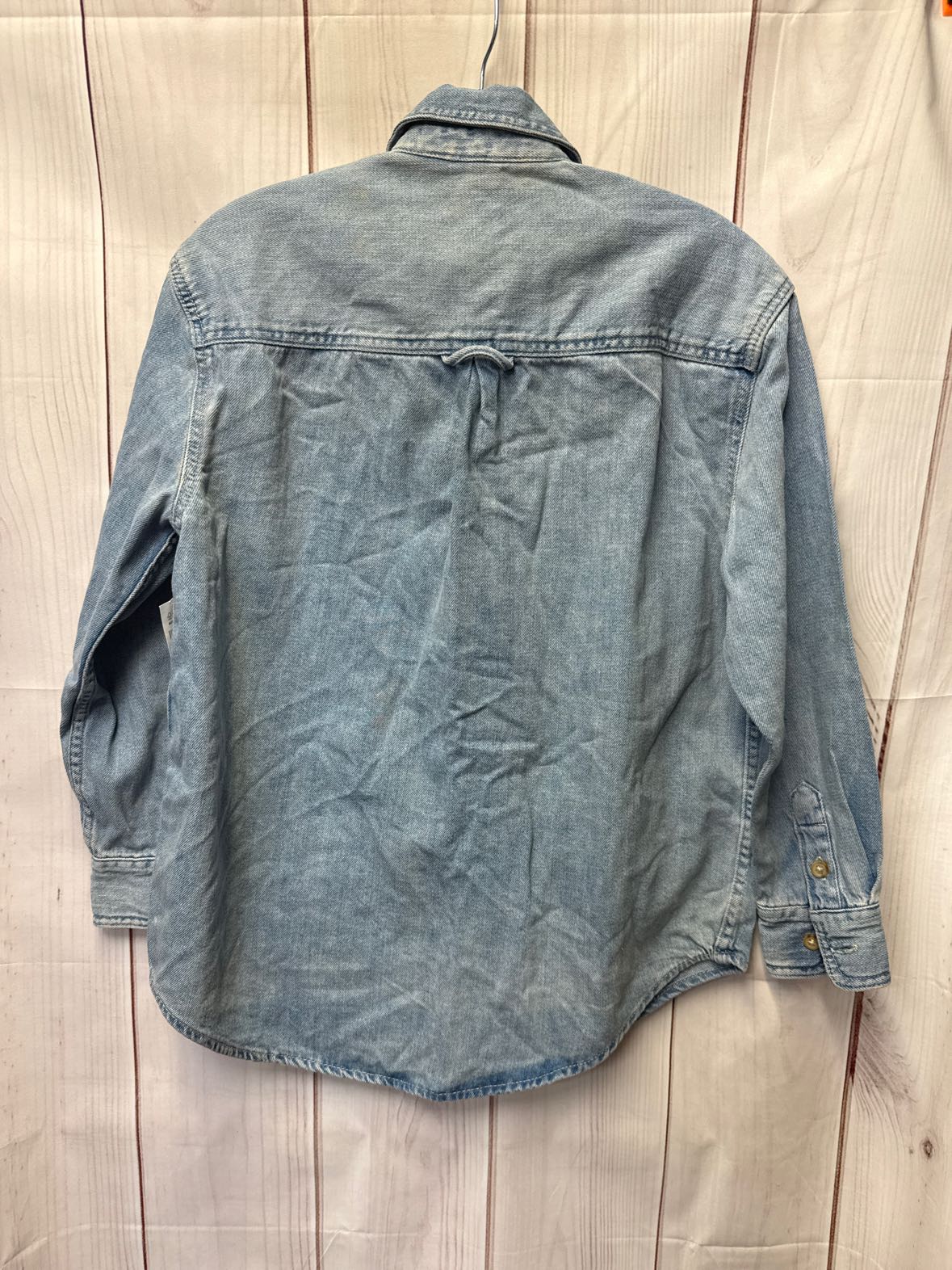 Old Navy Women's Size XS Blue Denim Long Sleeve Top