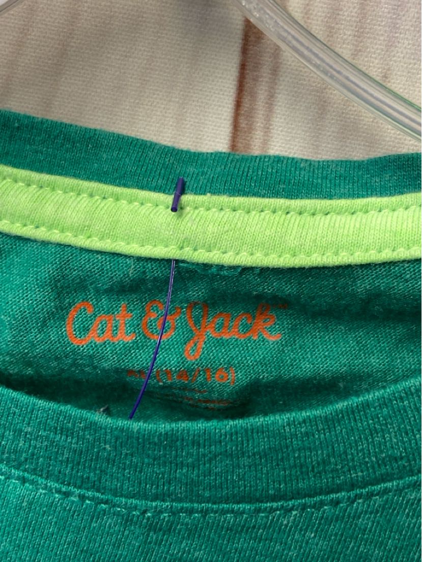 Cat & Jack Girl's Size 14/16 Green Shirt