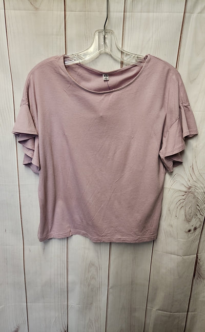 Uniqlo Women's Size M Pink Short Sleeve Top