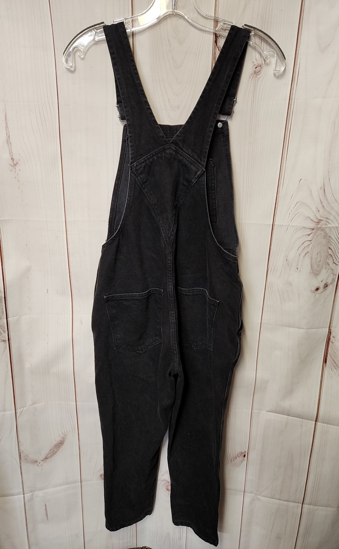 Topshop Women's Size 4 Petite Black Overalls