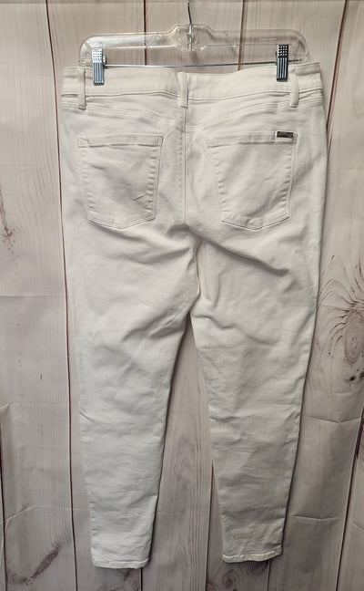 White House Black Market Women's Size 31 (11-12) White Jeans The Skinny