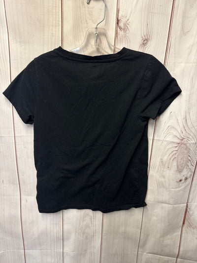 Epic Threads Women's Size L Black Short Sleeve Top