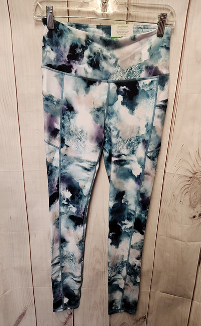 NWT Gaiam Women's Size S Blue Leggings