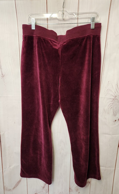 Sjb Women's Size L Petite Purple Sweatpants