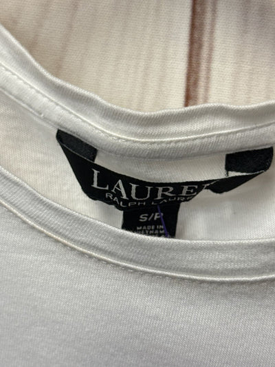 Lauren by Ralph Lauren Women's Size S White Short Sleeve Top