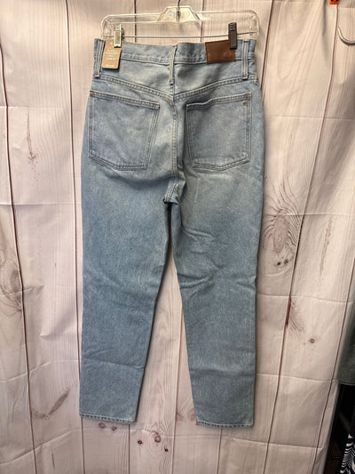 NWT Madewell Women's Size 28 (5-6) Blue Jeans Full Length Classic Straight