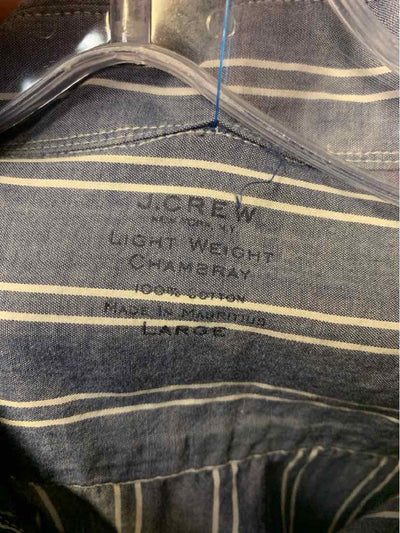 J Crew Men's Size L Blue Shirt