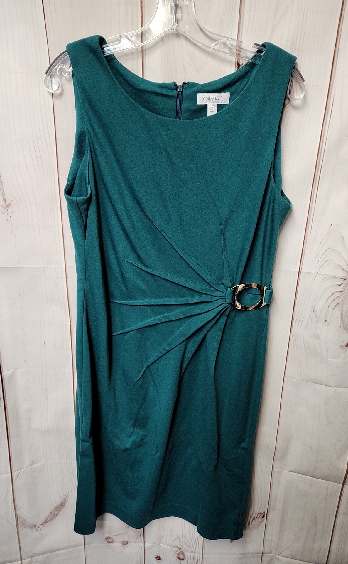 Calvin Klein Women's Size 12 Green Dress