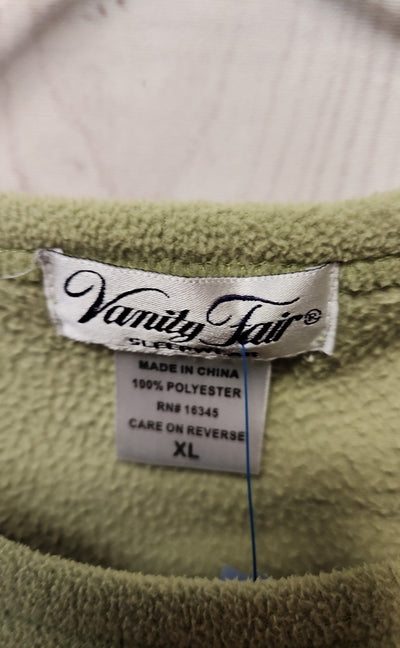 Vanity Fair Women's Size XL Green Sweatshirt