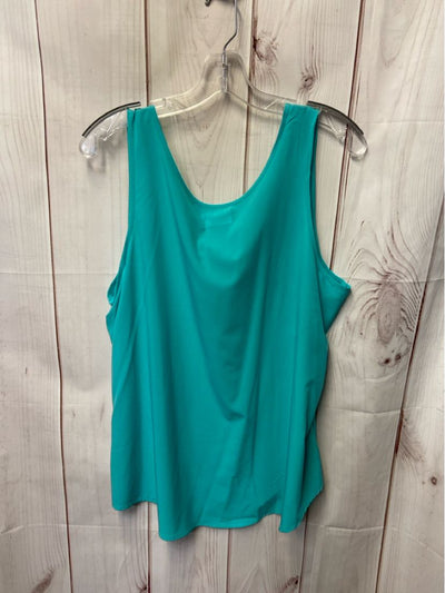 Time and Tru Women's Size XXL Turquoise Sleeveless Top