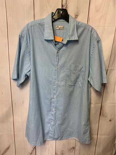 Peter MIllar Men's Size L Blue Shirt