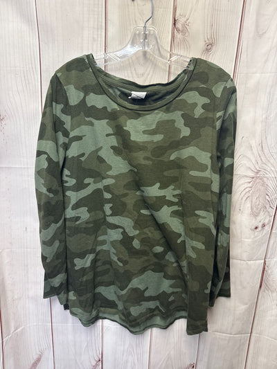 Chico's Women's Size 2 = US L Camo Long Sleeve Top