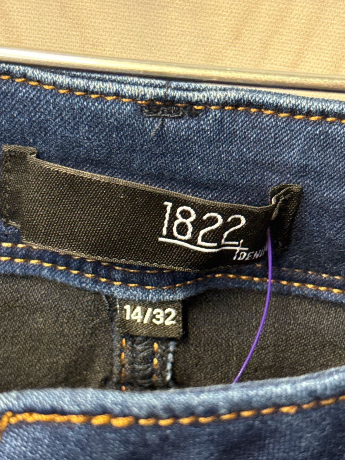 1822 Women's Size 32 (13-14) Blue Jeans