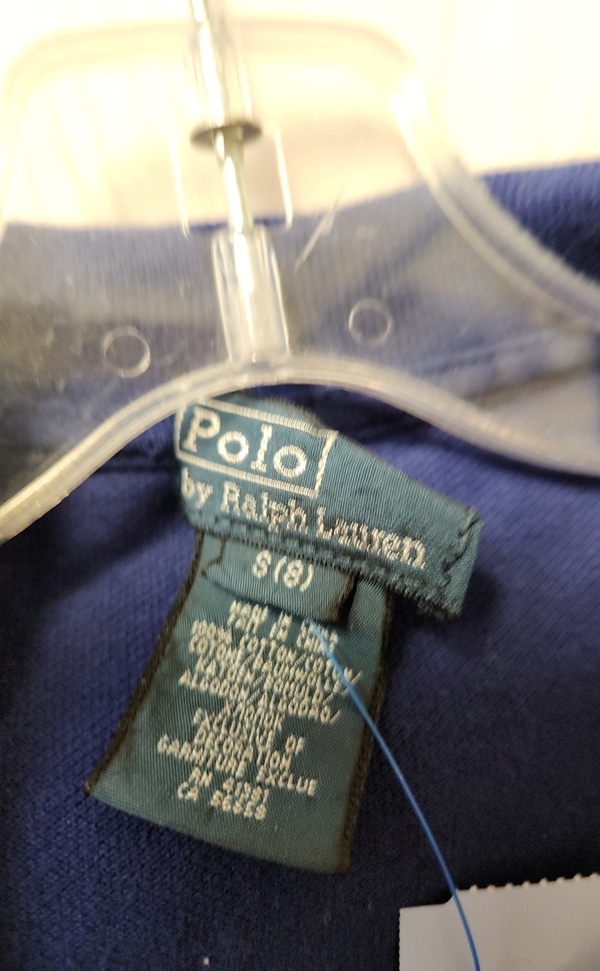 Polo by Ralph Lauren Boy's Size 8 Navy Shirt