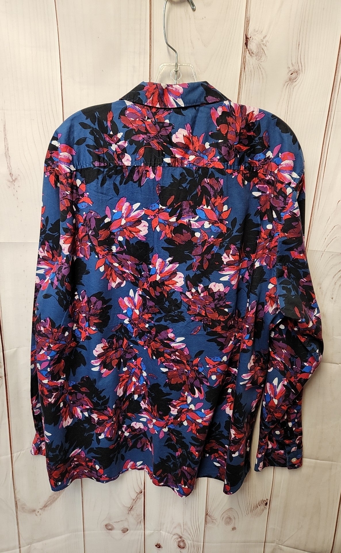 INC Men's Size XXL Blue Floral Shirt