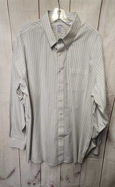 Brooks Brothers Men's Size 1XL Blue Shirt