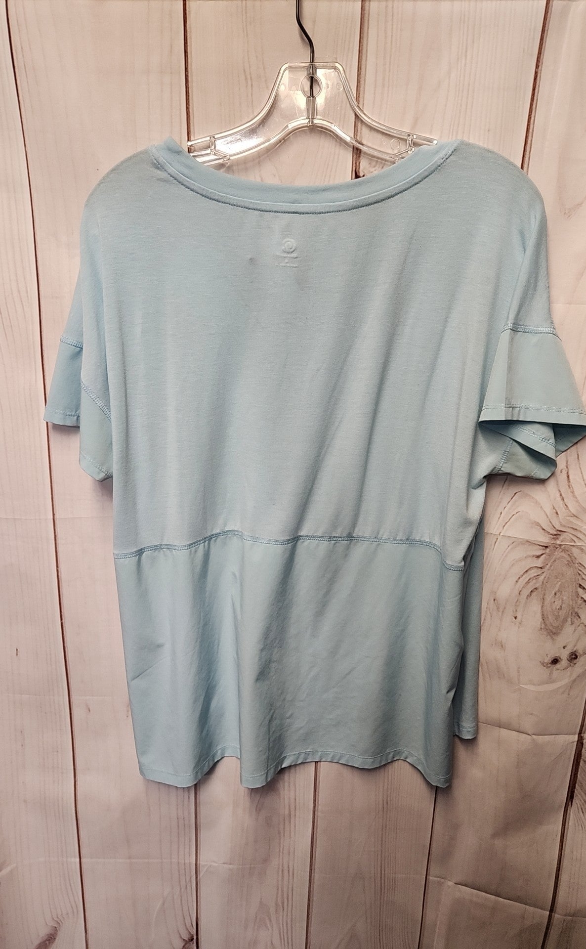 C9 by Champion Women's Size M Light Blue Short Sleeve Top