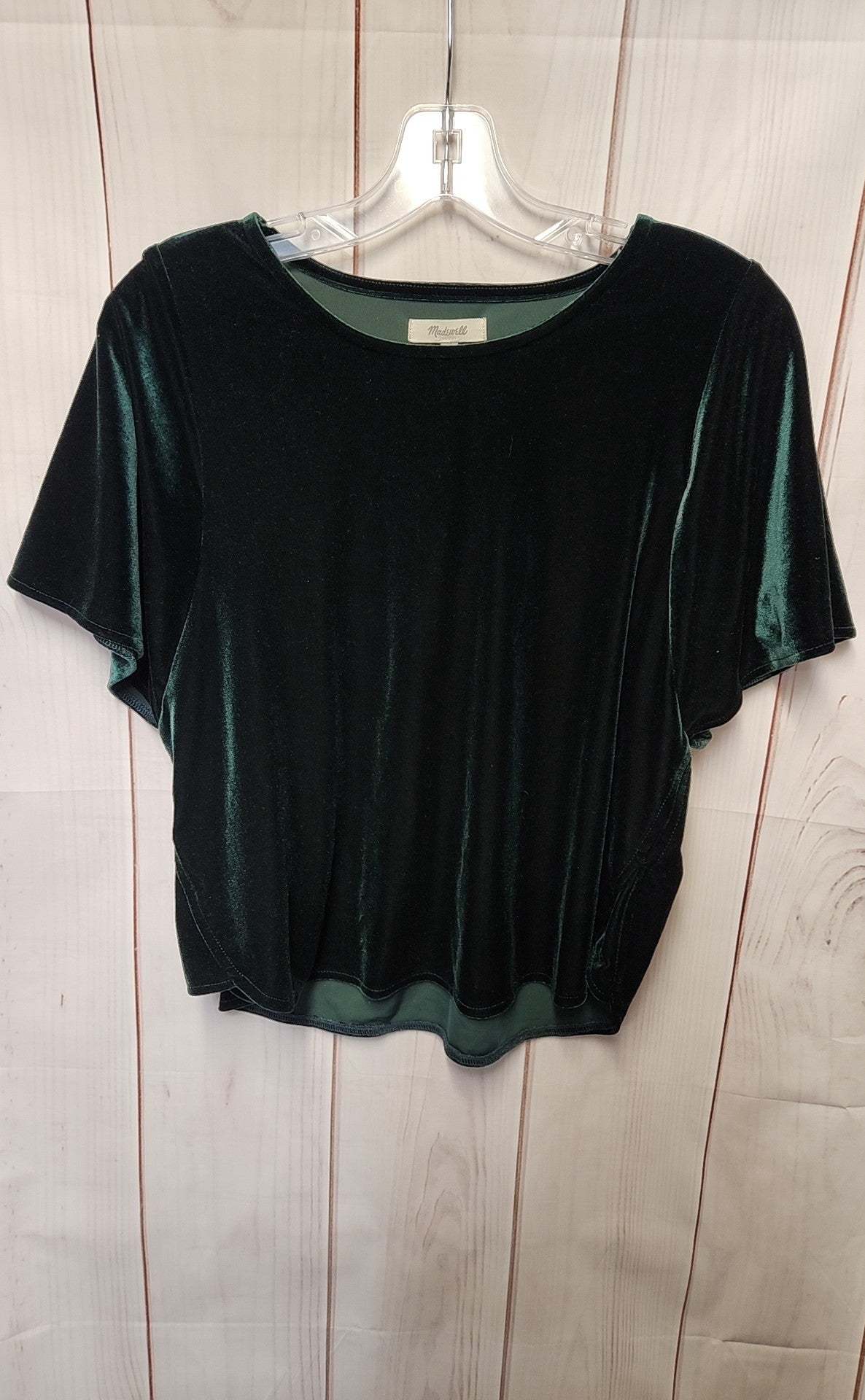 Madewell Women's Size S Green Short Sleeve Top