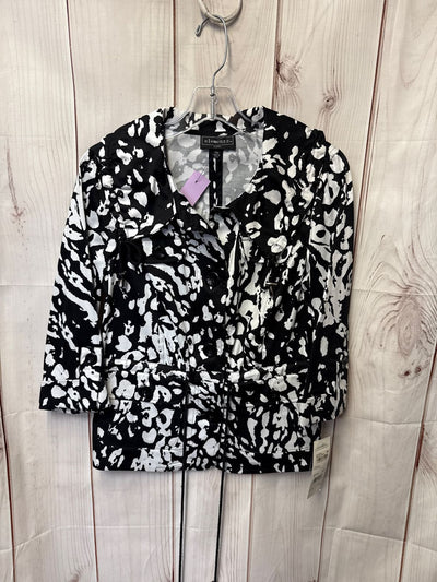 NWT Elementz Women's Size S Petite White & Black Jacket