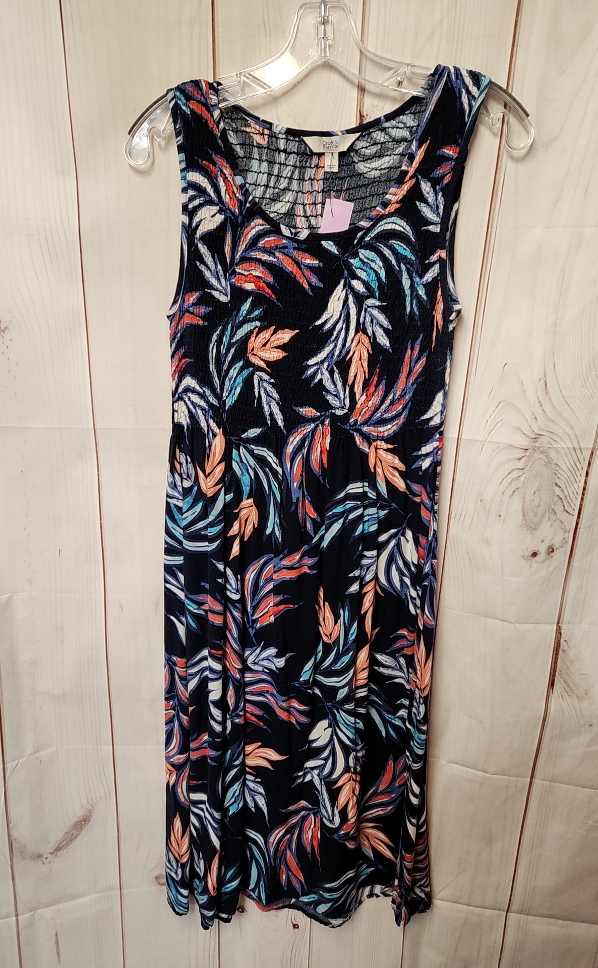 Croft & Barrow Women's Size S Blue Floral Dress