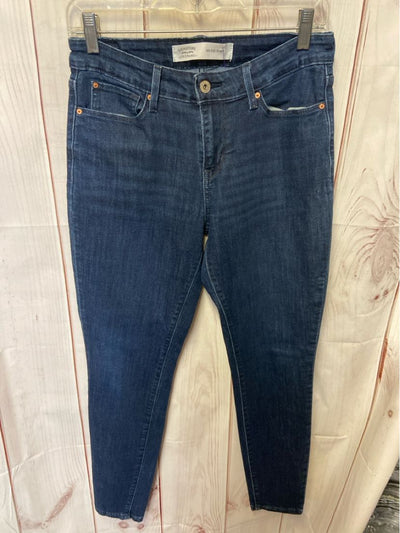 Levis Women's Size 28 (5-6) Blue Jeans 28x30 Signature Mid Rise Skinny