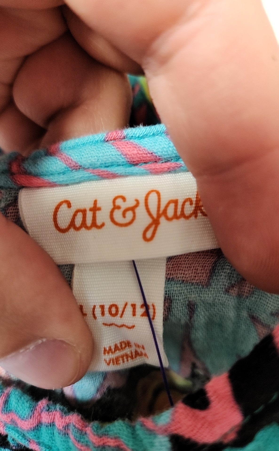 Cat & Jack Girl's Size 10/12 Green Shirt