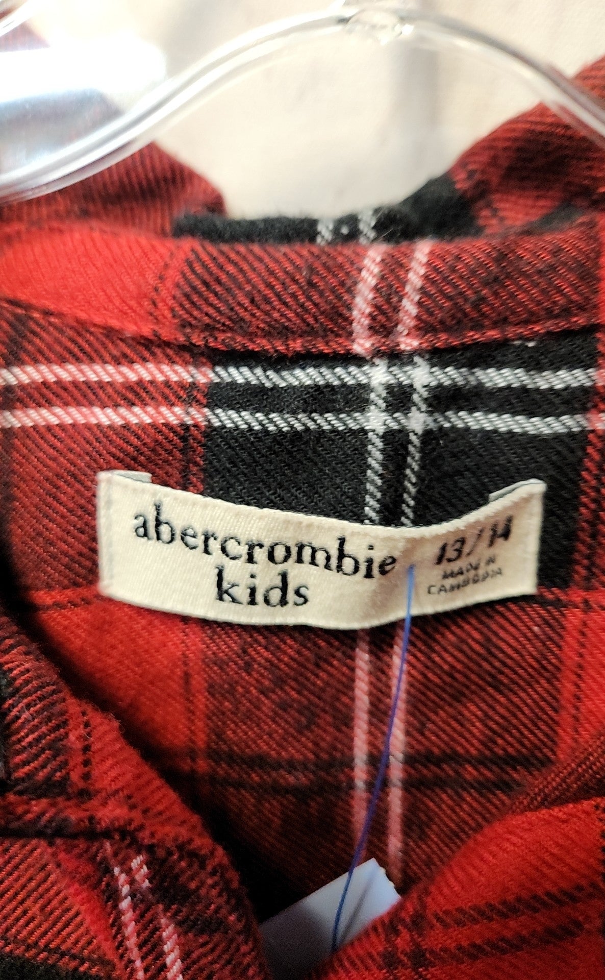 Abercrombie & Fitch Girl's Size 14 Red Shirt