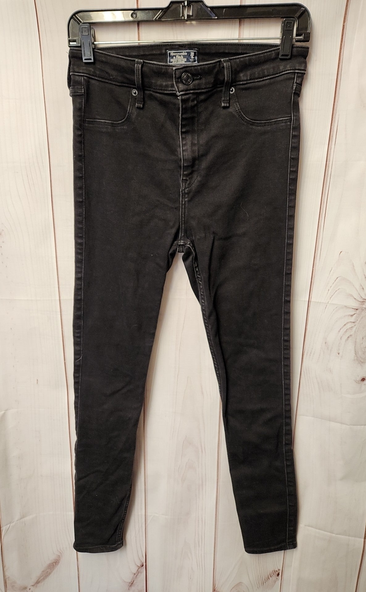 Abercrombie & Fitch Women's Size 28 (5-6) Black Simon High Rise Jean Legging