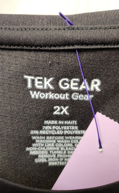 Tek Gear Women's Size 2X Black Sleeveless Top