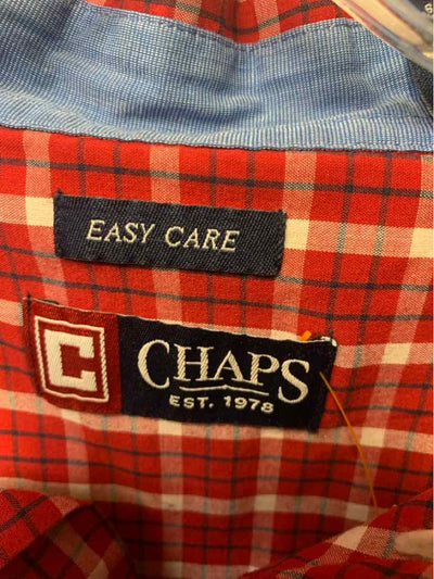 Chaps Men's Size L Red Shirt