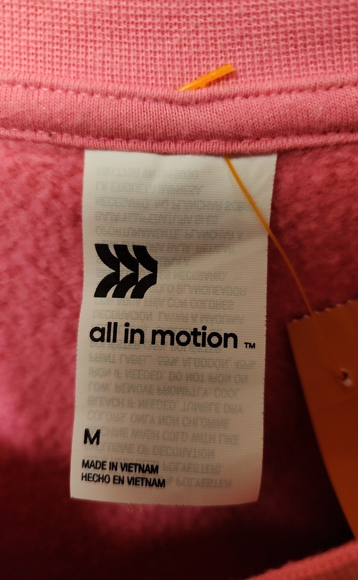 All in Motion Women's Size M Pink Sweatshirt