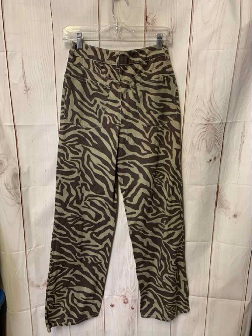 Rsq Women's Size 26 (1-2) Brown Animal Print Jeans