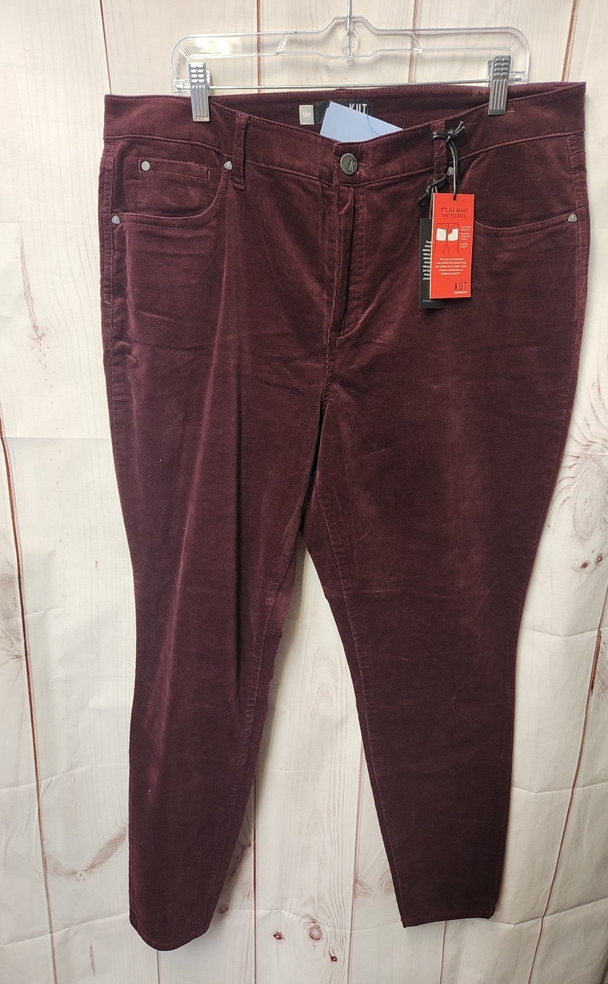 Kut from the Kloth Women's Size 16 Purple Corduroy Pants