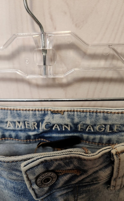 American Eagle Women's Size 30 (9-10) Super High Rise Jegging Blue Jeans