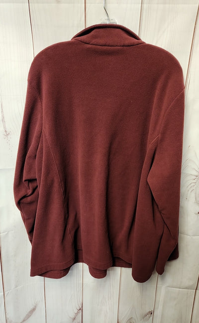 Lands End Women's Size 3X Maroon Sweatshirt