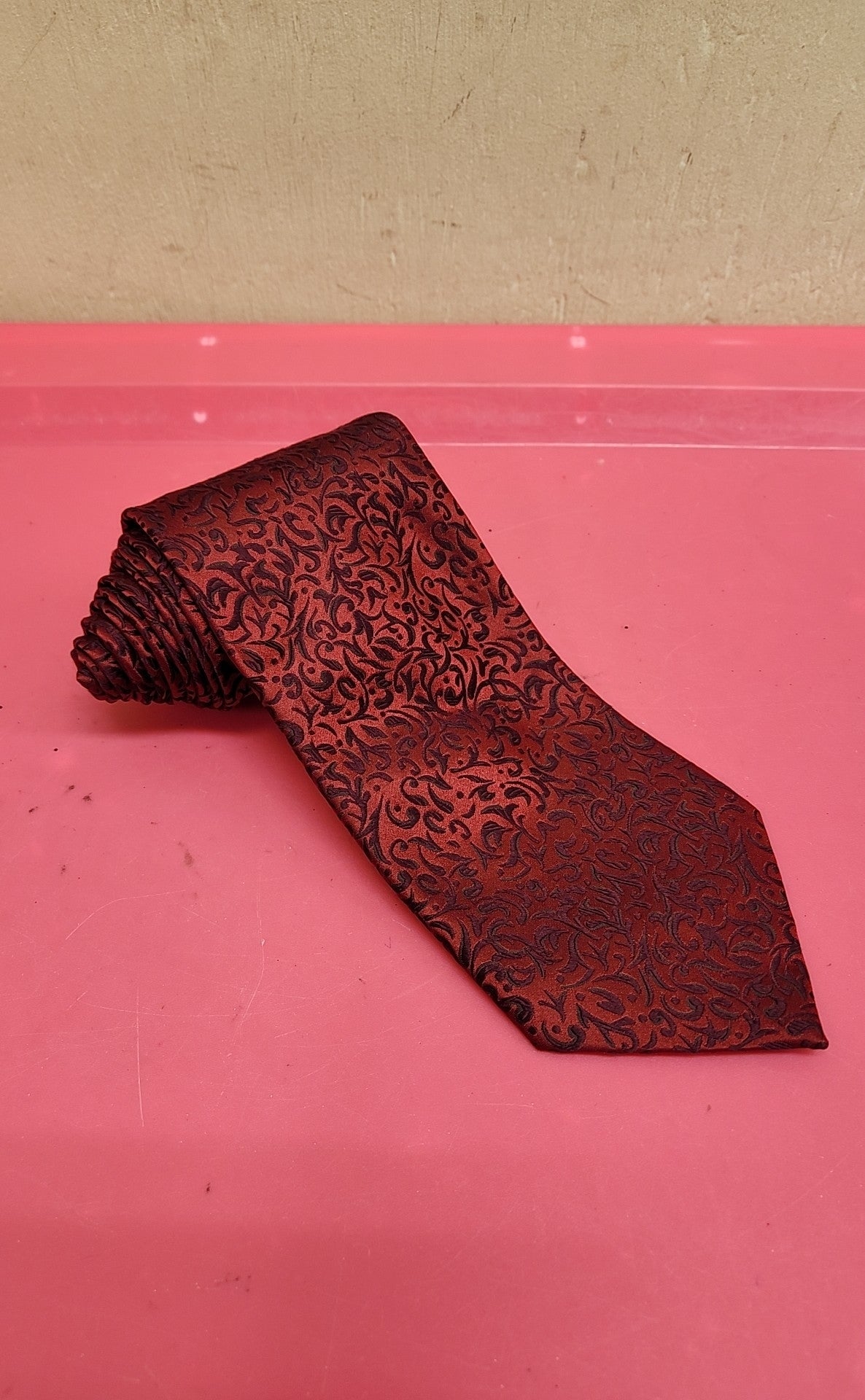 Sean John Red Necktie