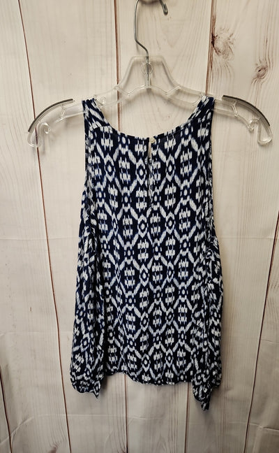 Old Navy Women's Size L Blue Sleeveless Top