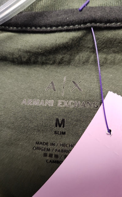 Armani Exchange Men's Size M Olive Green Shirt