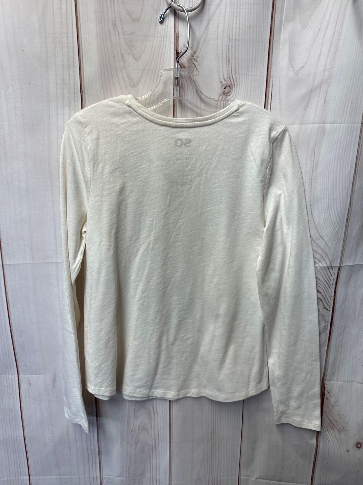 So Girl's Size 10/12 White Shirt