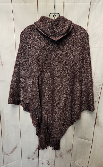 Mia & Tess Maroon Poncho