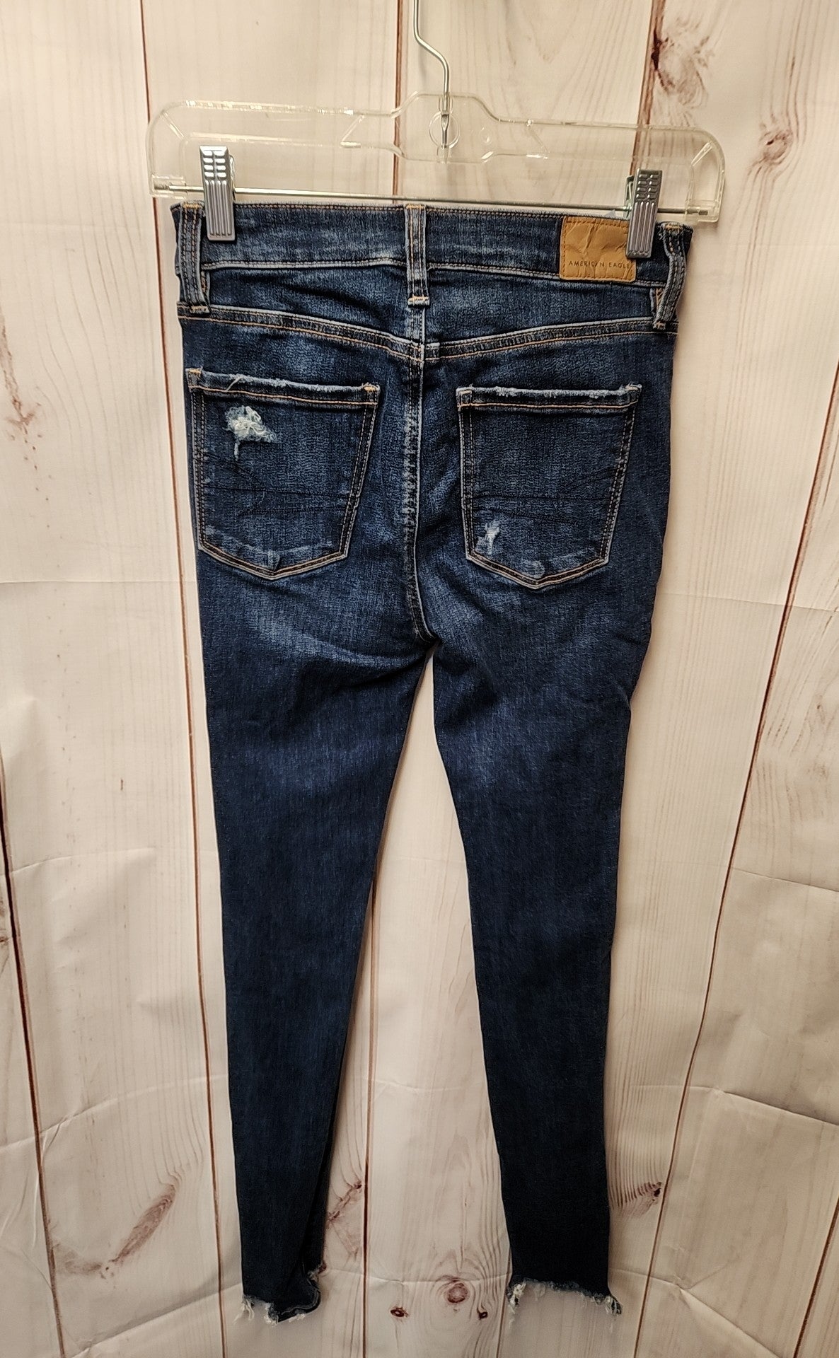 American Eagle Women's Size 24 (00) Blue Jeans Super Hi-Rise Jegging