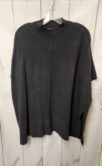 Ann Taylor Women's Size XS/S Black Poncho