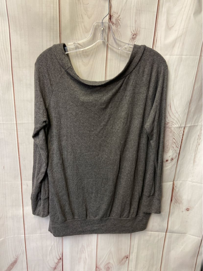 Cherish Women's Size L Gray Long Sleeve Top