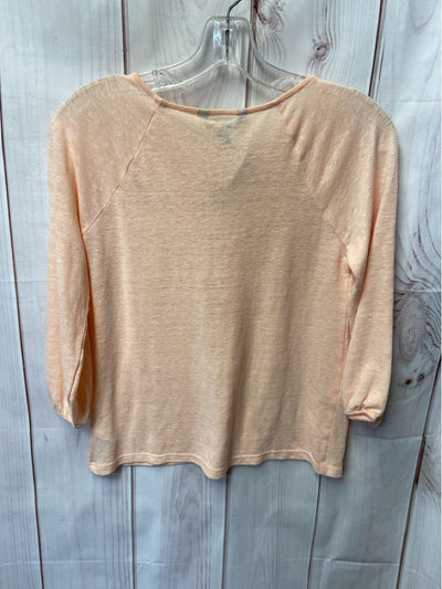 Banana Republic Women's Size XXS Peach 3/4 Sleeve Top