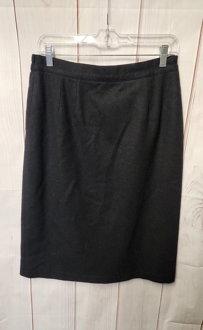 Sag Harbor Women's Size 12 Black Wool Skirt