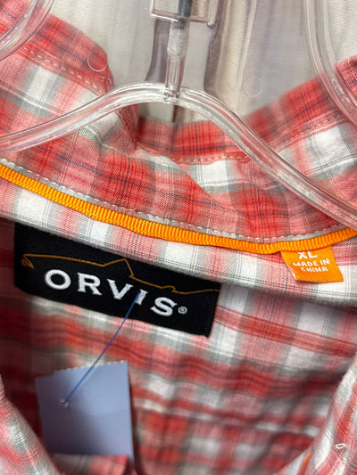 Orvis Men's Size XL Red Shirt