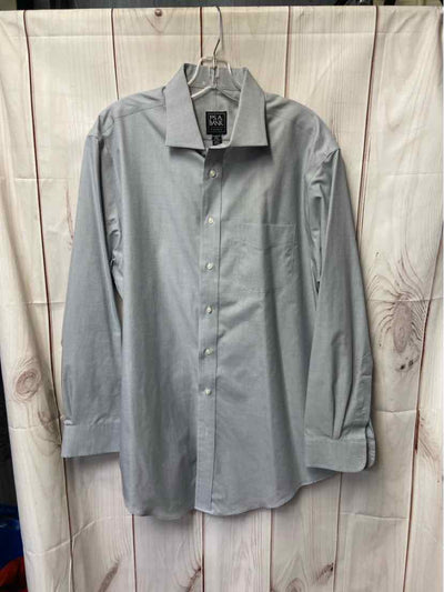 Jos A Bank Men's Size XL Gray Shirt