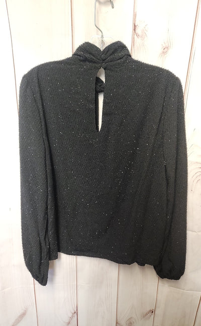 Nine West Women's Size M Black Long Sleeve Top